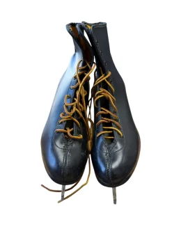 Used BLACK Mens Figure Skate Black Senior 8