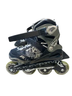 Used Bladerunner ABEC 3 Junior Roller Quad Skates Black Junior 04