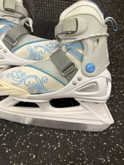 Used Bladerunner ADJ 1-4 Girls Softboot Skate White Adjustable