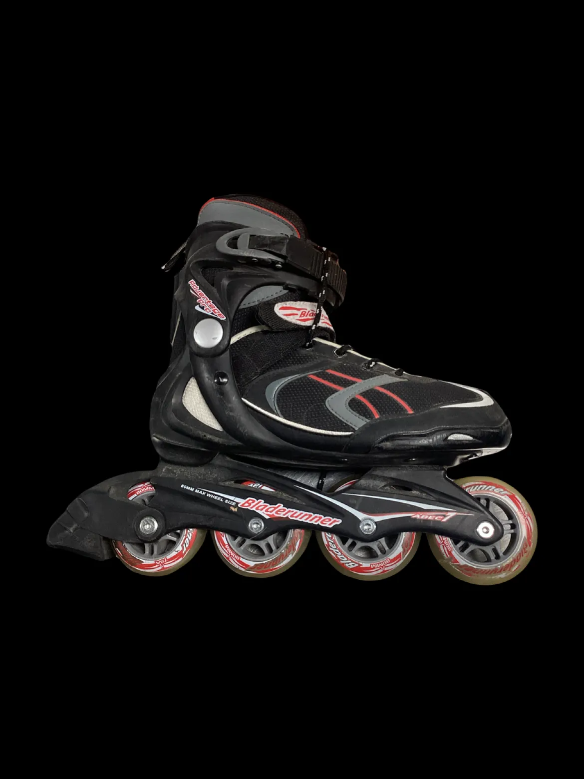Used Bladerunner ADVANTAGE PRO Senior Rec Fitness Skates Black Senior 7