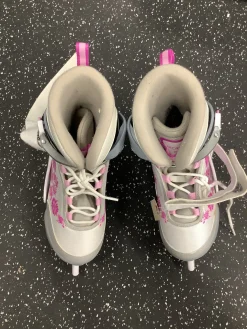 Used Bladerunner MICRO G Double Runner Skate White Adjustable