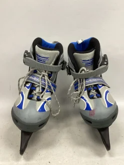 Used Bladerunner ZOOM ADJ 4-7 Mens Softboot Skate Grey Adjustable