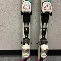Used Blizzard VIVA JUNIOR Girls DH Ski/Binding Carolina Blue And White 110 cm