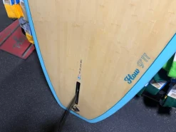 Used Boardworks Flow Stand Up Paddleboard SUP - Bamboo/Teal/Blue - 9'11"