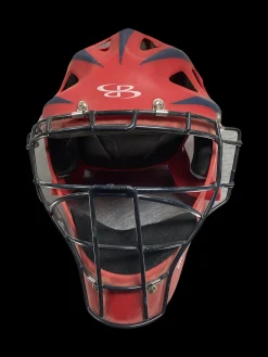 Used BoomBah BOOMBAH Catchers Helmet w/Mask Red One Size