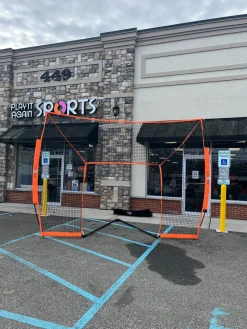 Used Bownet Lacrosse Goals halo lacrosse barrier net