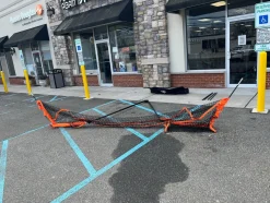 Used Bownet Lacrosse Goals halo lacrosse barrier net