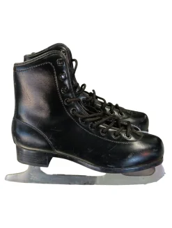 Used Boys Figure Skate Black Junior 04