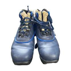 Used Boys NNN XC Ski Boots Navy Blue W 06.5-07 / JR 4.5-05