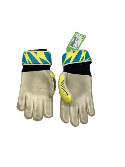 Used Brava GOALIE GLOVES Soccer Goalie Gloves Yellow 5