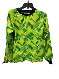 Used Brava GRN/YEL GOALIE SHIRT Soccer Goalie Top Adt Green And Yellow MD