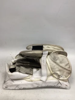 Used Brians BLOCKER Junior Goalie Blocker White