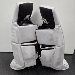 Used Brians BRIANS NETZERO 3 YTH LEG PADS Goalie Leg Pads Youth White 23