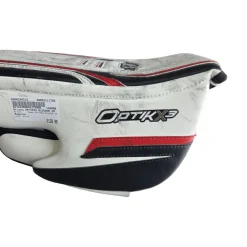 Used Brians OPTIKX3 BLOCKER JR Junior Goalie Blocker White