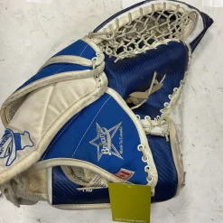 Used Brians OUTLAW JR Junior Goalie Catcher Navy And White