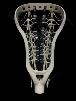 Used Brine AMONTE HEAD - STRUNG Womens Lacrosse Head White And Black