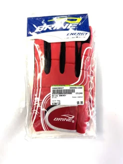 Used Brine ENERGY Lacrosse Gloves Womens Red LG