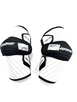 Used Brine ESQUIRE Lacrosse Arm Pads/Guards White LG