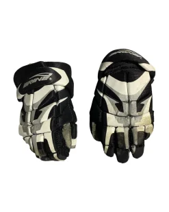 Used Brine GLOVES Lacrosse Gloves Junior Black XS