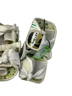 Used Brine THRILLER Lacrosse Arm Pads/Guards Green S/M
