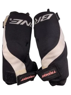 Used Brine TRIDENT Lacrosse Arm Pads/Guards Black MD
