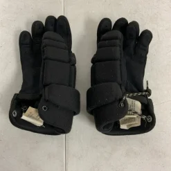 Used Brine YOUTH Lacrosse Gloves Junior Black 8"