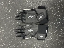 Used BRUCE BOLT FB Gloves Black And Grey LG