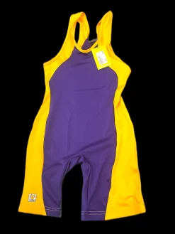 Used Brute SINGLET Wrestling Singlet Purple MD