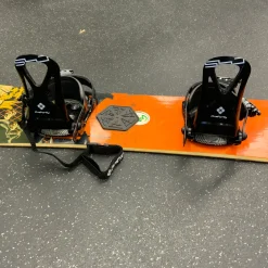 Used Burton 13 Boys Snowboard combo Orange 129 cm