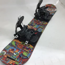 Used Burton 2015 CHOPPER 125CM JR BOYS SNOWBOARD Boys Board/Binding Royal Blue 125 cm
