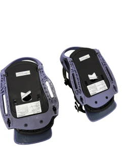 Used Burton CARTEL X EST Mens Snowboard Bindings Purple MD