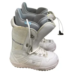Used Burton CASA SZ 6 Womens Snowboard Boots White Senior 6