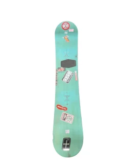 Used Burton CHARGER FIFTY SIX Mens Snowboard Only Green 152 cm