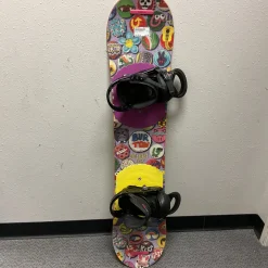 Used Burton CHICKLET Boys Board/Binding Pink 120 cm