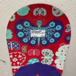Used Burton CHICKLET BUTTERFLIES Girls Board/Binding Red 125 cm