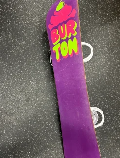 Used Burton CHICKLET Girls Board/Binding White 125 cm