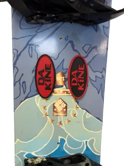Used Burton CHOPPER 126 cm Snowboard w/ Freestyle Junior Bindings