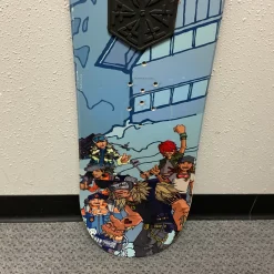 Used Burton CHOPPER Boys Snowboard Only Royal Blue 130 cm