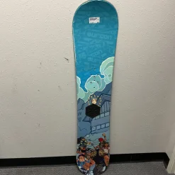 Used Burton CHOPPER Boys Snowboard Only Royal Blue 130 cm