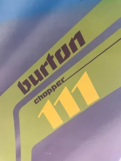 Used Burton CHOPPER Boys Snowboard Only Green 111 cm