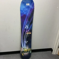 Used Burton CHOPPER Boys Snowboard Only Royal Blue 140 cm