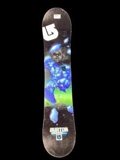 Used Burton CHOPPER Boys Snowboard Only Black 121 cm