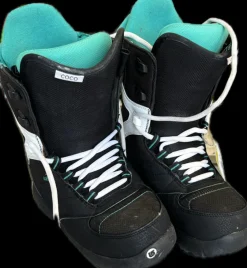 Used Burton COCO Womens Snowboard Boots Navy Blue Senior 7