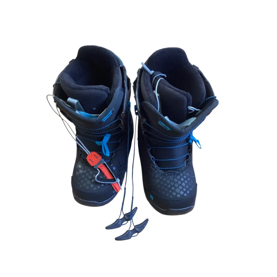 Used Burton CONCORD SMALLS Boys Snowboard Boots Black Junior 05