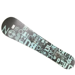 Used Burton CRUZER 155 Mens Snowboard Only Black 155 cm