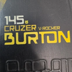 Used Burton CRUZER Boys Snowboard Only Black 145 cm