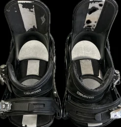 Used Burton CUSTOM BINDINGS Mens Binding Only Black MD