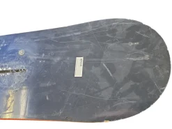 Used Burton CUSTOM FLYING V 2017 Boys Snowboard Only Royal Blue 132 cm