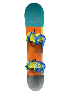 Used Burton CUSTOM SMALLS Boys Board/Binding Teal 125 cm