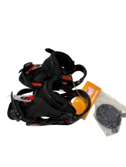 Used Burton CUSTOM Snowboard Bindings Black SM